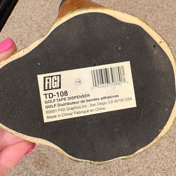 2001 Golf Scotch Tape Dispenser Golf Ball and Wooded Club - Picture 8 of 8